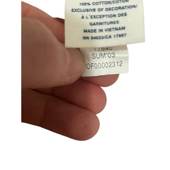 Vintage Y2K Kids 10 Pull On Red White Floral Hawaiian‎ Print Lightweight Pants - Picture 6 of 7